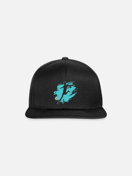 Football-Footballer-Footballer - Snapback Cap - black/black