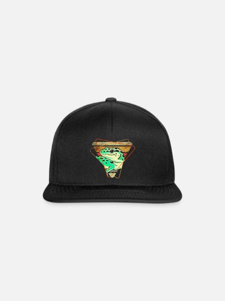 Gecko - Snapback Cap - Schwarz/Schwarz