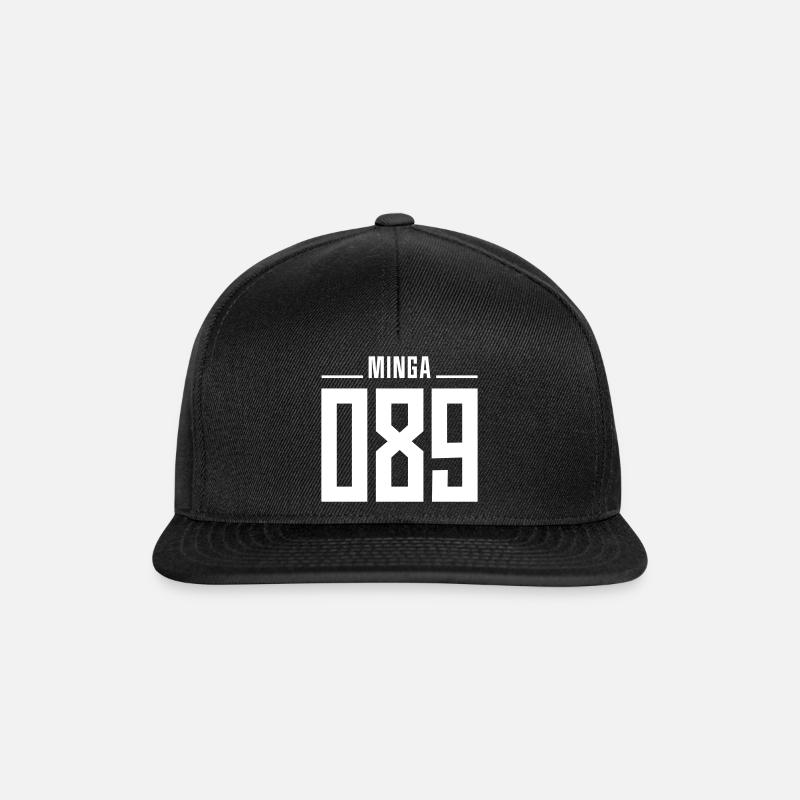 MINGA 089 | MUNICH - Casquette snapback - noir/noir