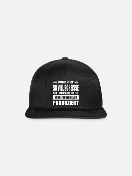 Bauernproteste 2024 Bauernprotest Bauerndemo Demo - Snapback Cap - Schwarz/Schwarz