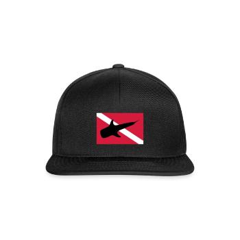 Requin-baleine - Casquette snapback - noir/noir - Devant