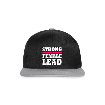 Strong female lead - Casquette snapback - noir/gris - Devant