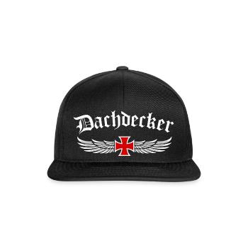 Chemise de toiture imprimée dans la meilleure qualité de marque - Casquette snapback - noir/noir - Devant