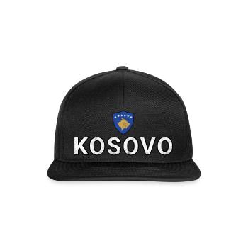 Kosovo - Snapback Cap - Schwarz/Schwarz - Vorne