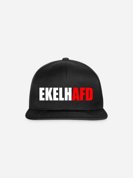ekelhafd - Snapback Cap - Schwarz/Schwarz