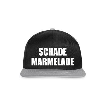 Schade Marmelade - Snapback Cap - Schwarz/Grau - Vorne