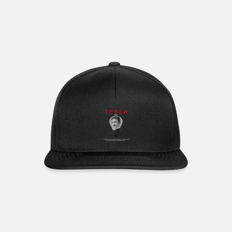 Tesla Nikola - Snapback Cap - black/black