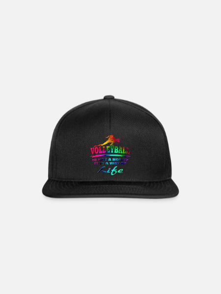 Volleyball - Snapback Cap - Schwarz/Schwarz