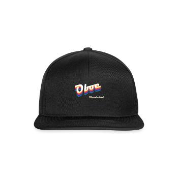 oboe - Snapback Cap - black/black - Front