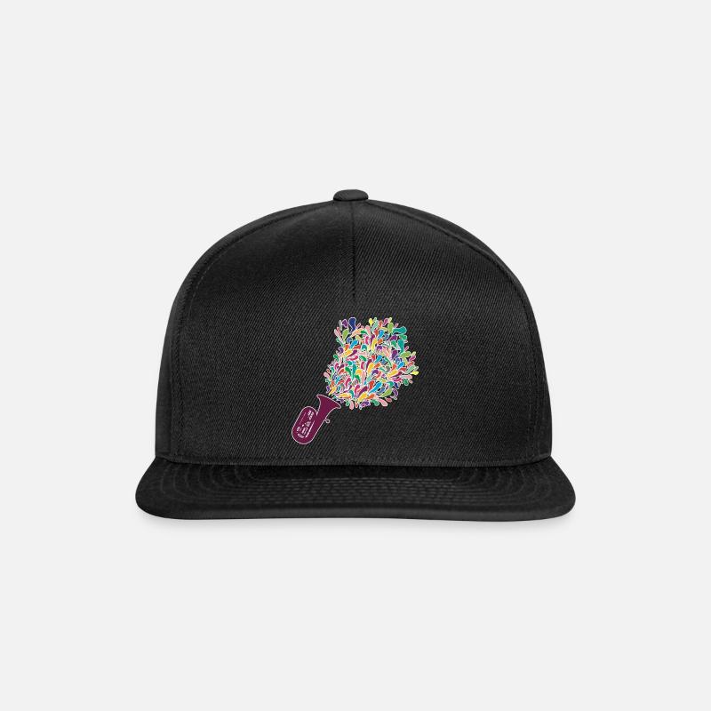 Tuba - Snapback Cap - Schwarz/Schwarz