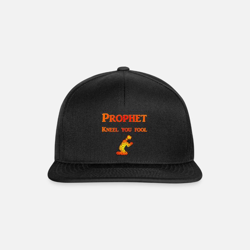 Prophet Kneel you Fool - Snapback Cap - Schwarz/Schwarz