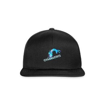 do gymnastics - Snapback Cap - black/black - Front