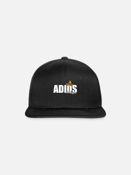 Adios Amigos - Snapback Cap - Schwarz/Schwarz