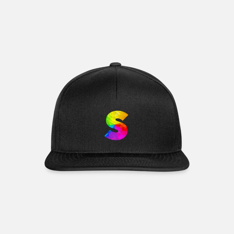Polygone s - Casquette snapback - noir/noir