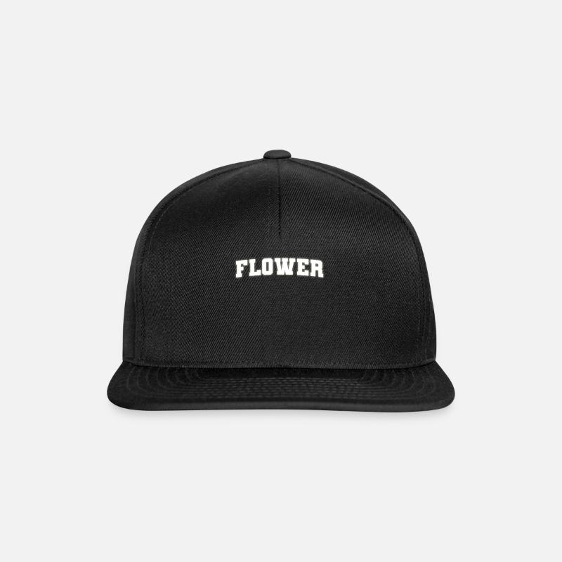 Flower - Snapback Cap - black/black