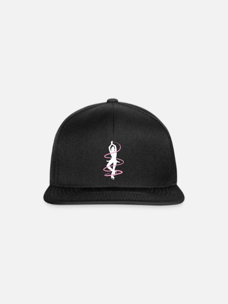 Pirouette Figure Skating - Snapback Cap - Schwarz/Schwarz