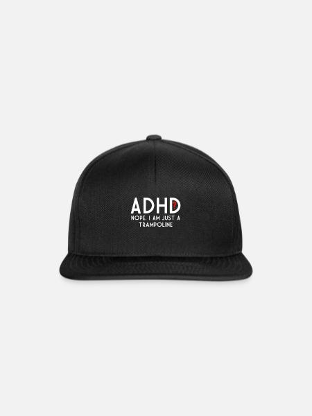 ADHS - Snapback Cap - Schwarz/Schwarz