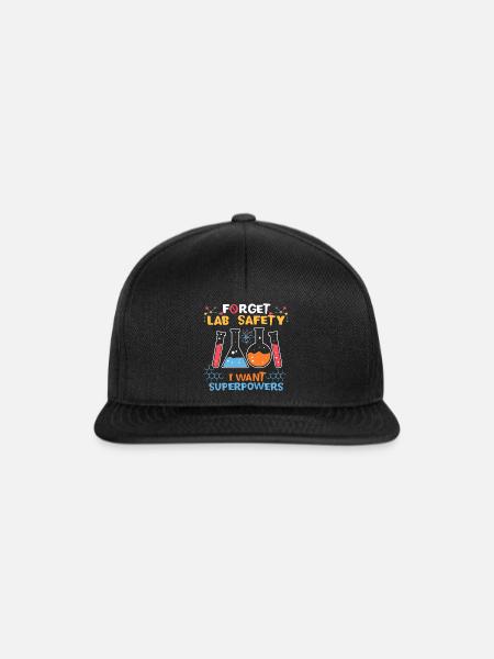 Labor Labor Supermächte Chemie - Snapback Cap - Schwarz/Schwarz
