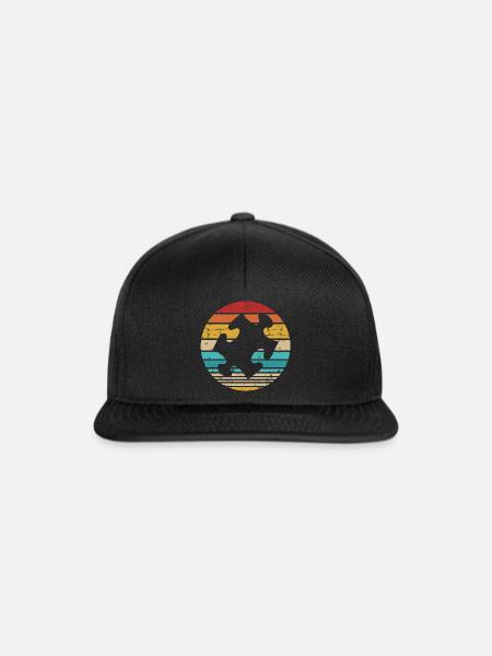 Puzzle - Snapback Cap - Schwarz/Schwarz