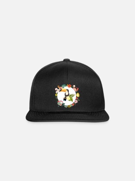 Tukan - Snapback Cap - Schwarz/Schwarz