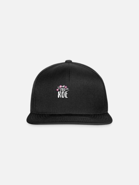 Pro Roe - Snapback Cap - Schwarz/Schwarz