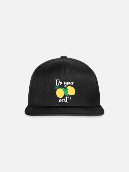 Mach deinen Schwung - Snapback Cap - Schwarz/Schwarz
