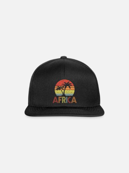 Africa - Snapback Cap - Schwarz/Schwarz