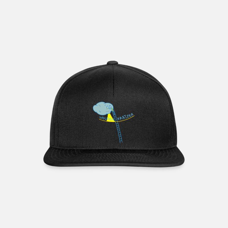 Hoffnung auf Sonne - Snapback Cap - Schwarz/Schwarz