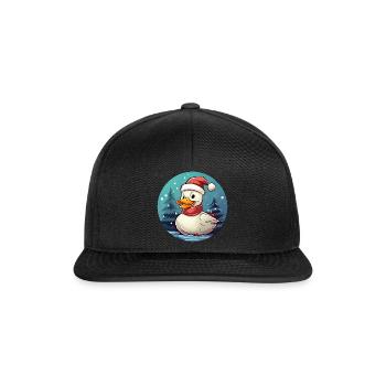Enten Weihnachten - Snapback Cap - Schwarz/Schwarz - Vorne