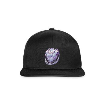 Futuristic Chest Device Graphic Tee - Snapback Cap - black/black - Front