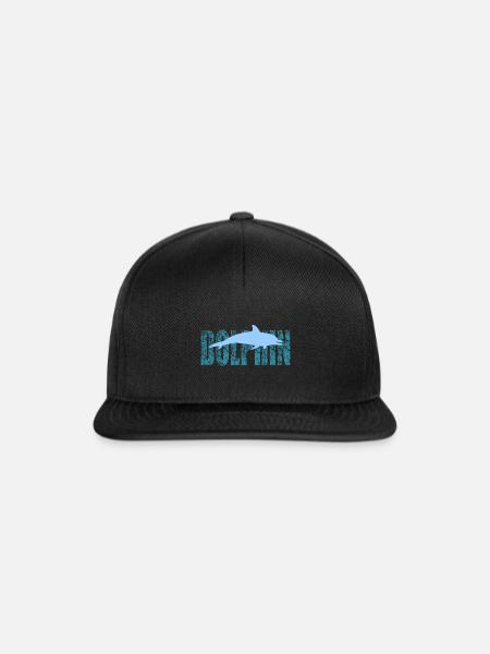 dolphin - Snapback Cap - Schwarz/Schwarz