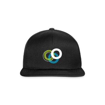 O Letter - Snapback Cap - black/black - Front