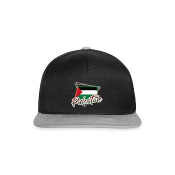 Palestine - Casquette snapback - noir/gris - Devant