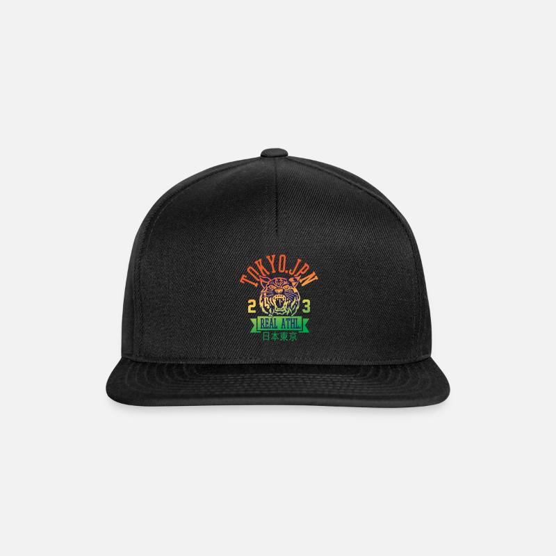 Tokyo Tiger - Snapback Cap - black/black