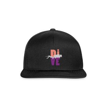 Tauchen - Snapback Cap - Schwarz/Schwarz - Vorne