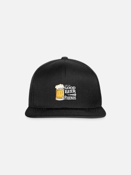 Bier - Snapback Cap - Schwarz/Schwarz