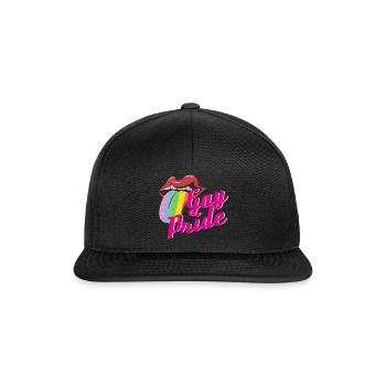 LGBT - Snapback Cap - Schwarz/Schwarz - Vorne
