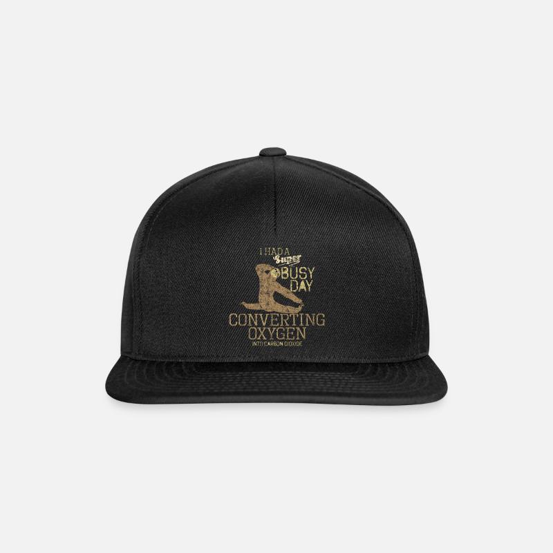 procrastination - Casquette snapback - noir/noir