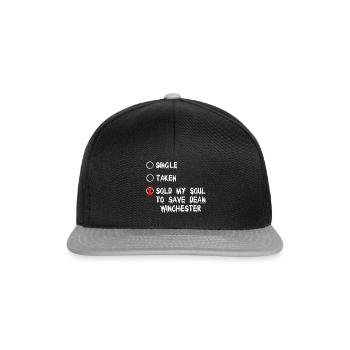 Supernatural - Snapback Cap - black/grey - Front