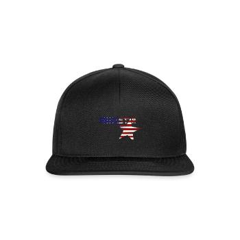 STAR DU ROCK - Casquette snapback - noir/noir - Devant