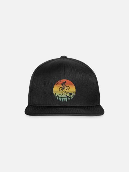 Downhill - Snapback Cap - Schwarz/Schwarz
