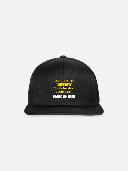 Wu Tang - Snapback Cap - Schwarz/Schwarz