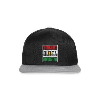 Direct from Kurdistan - Snapback Cap - black/grey - Front