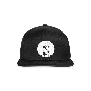 Best CAT MOM - T-shirt félin, sweat à capuche - Casquette snapback - noir/noir - Devant