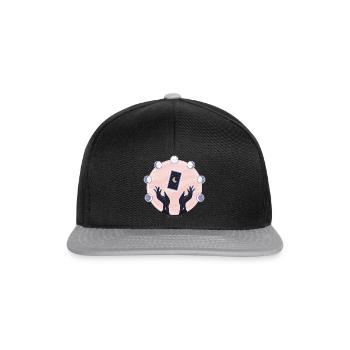 Lunar Magic Tarot Karte - Snapback Cap - Schwarz/Grau - Vorne