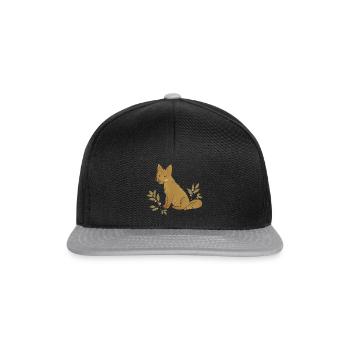 Animaux sauvages - Rev - Casquette snapback - noir/gris - Devant