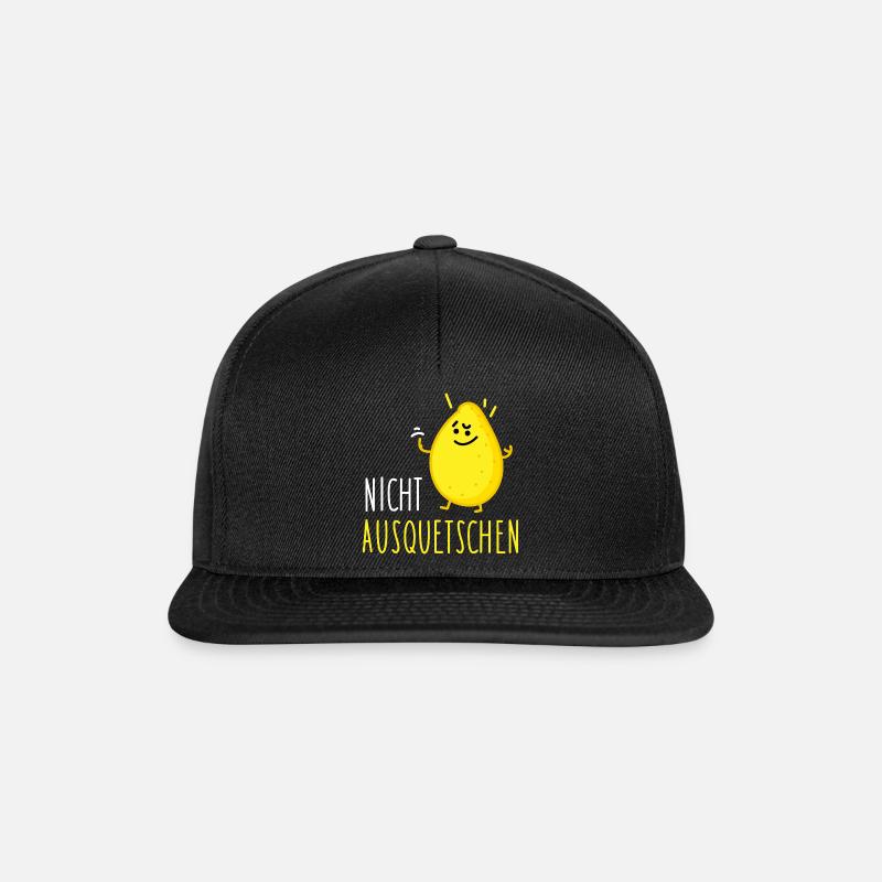 Rebellion einer Zitrone - Snapback Cap - Schwarz/Schwarz
