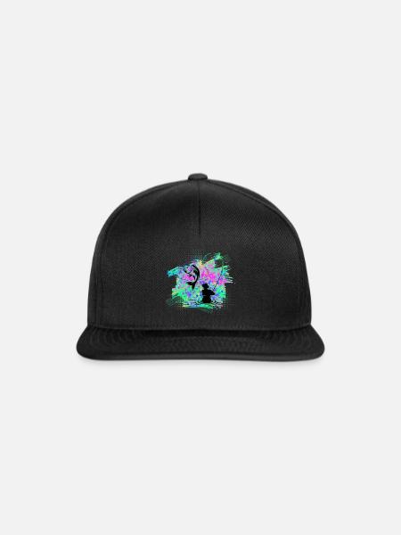 Angeln Angler - Snapback Cap - Schwarz/Schwarz