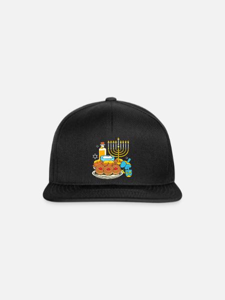 Chanukkah Hanukkah Hanukah - Snapback Cap - Schwarz/Schwarz