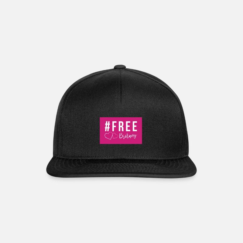 Free Britney Hashtag FreeBritney #FreeBritney - Snapback Cap - Schwarz/Schwarz